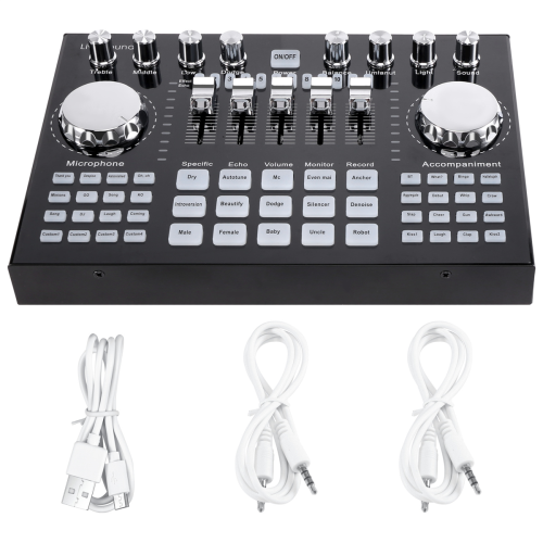 K1 Soundkarte Mixer Board Streaming Audio Bluetooth 5.0 Universal 1