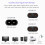 IEC320 C8 to 2X C7 Y Split AC Power Cord, 1 in 2 Out AC Power Cable 2
