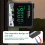 IP54 4X90 Portable Digital Inclinometer LCD Slope Meter (Green) 5