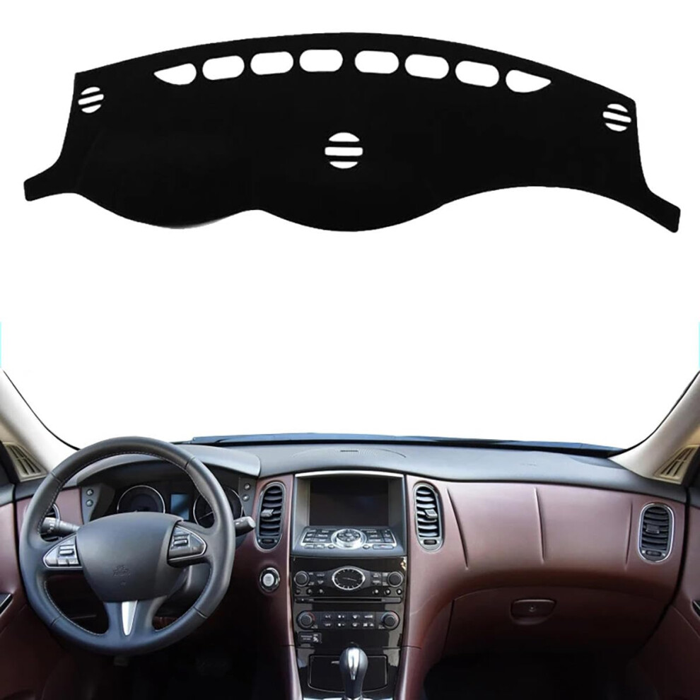 Fit For Infiniti Qx50 Ex Ex35 Ex37 Ex30d Ex25 20072017,Car Dashboard Cover, Dashboard Cover,Dash Board Protecter Cover Black 477169091475