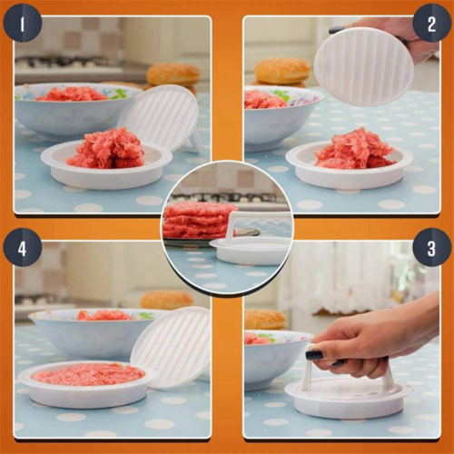 Küche Hamburger Fleisch Rindfleisch Maker Grill Burger Patty Form 2