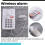 Loud Wireless Door Alarm Security Pin Panic Keypad for Home Office 5
