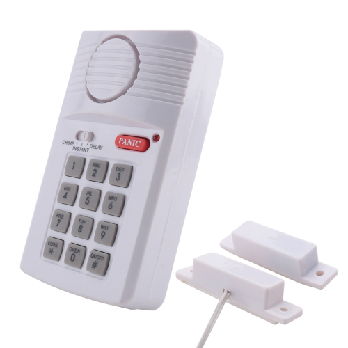 Loud Wireless Door Alarm Security Pin Panic Keypad for Home Office 1