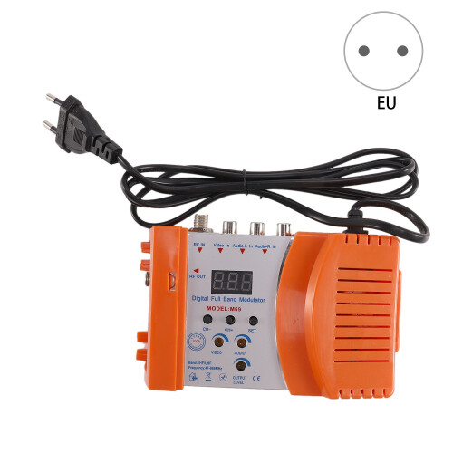 M69 Professioneller digitaler VHF/UHF-Modulator-Adapter (orangefarbener EU-Stecker) 1
