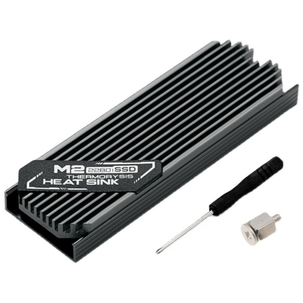 Photos - Computer Cooling M.2 SSD Heat Sink M2 2280 Solid State Hard Disk Aluminum Grey