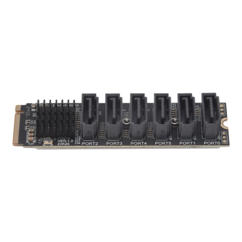 M.2 Nvme Pci-E Pcie X4 X8 X16 To 6 Port 3.0 Adapter Card Riser 4852229288181