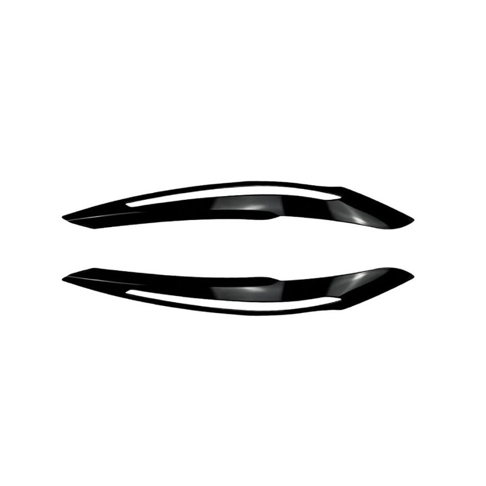 Car Headlight Eyebrow Cover For 2011 2014 Bmw 1 Series F20 F21, Car Eyelids Stickers, Black 477169092007