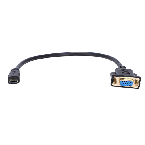 Cavo adattatore convertitore da Mini a VGA M/F 0,1 piedi 2
