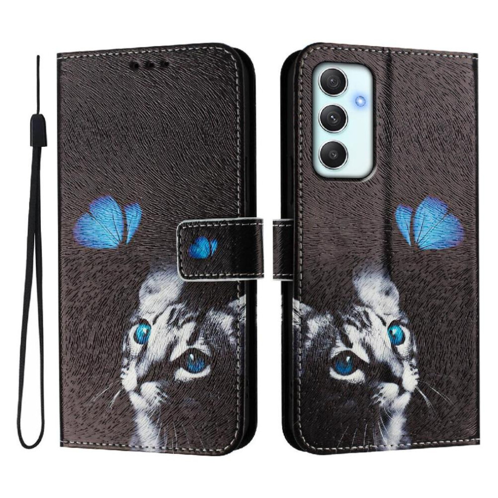 (Ohter) Case For Samsung Galaxy A34 5G Card Holder Flip Pu Leather With Credit Slot Wallet Cover Pattern 764563084982