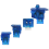 Interruttore clacson per moto per AF27 AF28 AF34 AF35 Blu 3