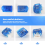 Interruttore clacson per moto per AF27 AF28 AF34 AF35 Blu 4