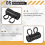 Motorcycle Fork Bag PU Leather Bicycle Handlebar Tool Pouch,Universal 7
