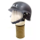 Black Plastic Helmet With Visor SWAT Lightweight One Size 1