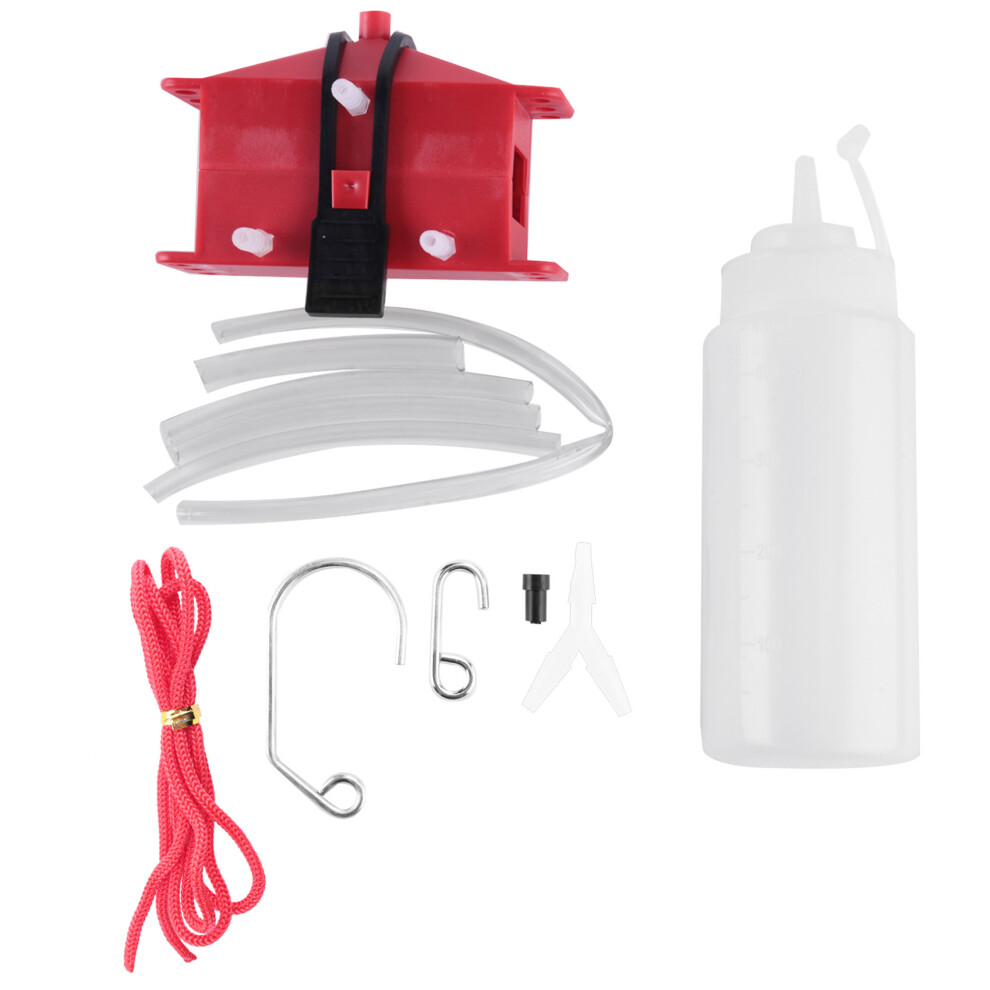 Motorcycle Chain Cleaning Machine Kit Brush Gear Cleaner Tool Red 4852229299835