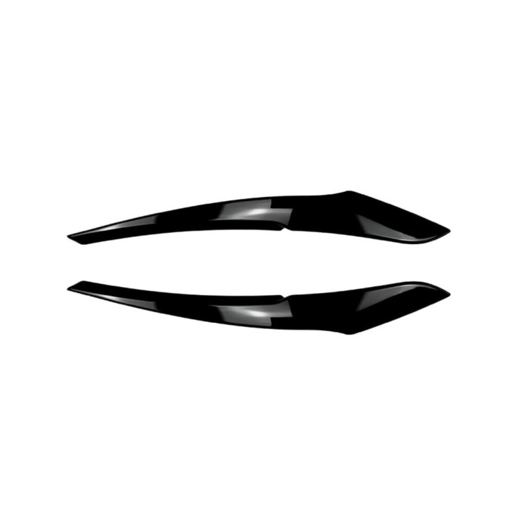 Car Headlight Eyebrow Strips For Bmw 1 Series F20 F21 20112014 Auto Headlight Shade Headlight Eyelids Auto Exterior Accessory, Black 477169092274