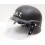 Black Plastic Helmet With Visor SWAT Lightweight One Size 6