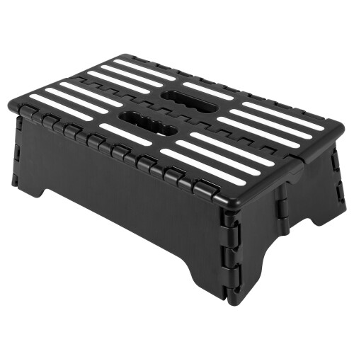 Non-Slip Small Compact Folding Flat Step Stool Heavy Chair 2