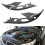 Pair L+R Headlight Lens Shell Seal Gasket for - E60 5-Series 04-10 3