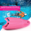 Pink EVA Back Float Kickboard Training Plate for Adult Children 4