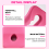 Pink EVA Back Float Kickboard Training Plate for Adult Children 6