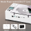 Portable Bluetooth Retro CD Clayer, Dual Speakers B 3