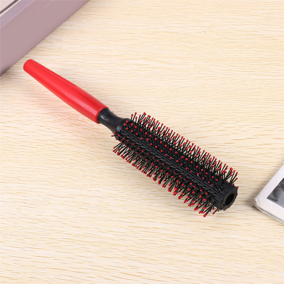 Bez Marki Professional Wavy Curly Hair Brush Comb Hair Care Pin Cushion Roll Round Comb