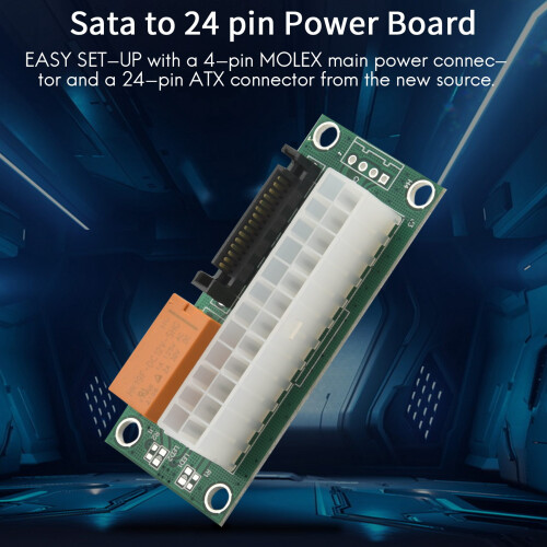 Power Board Dual PSU Mehrfach-Netzteiladapter Add2Psu mit Sata 2