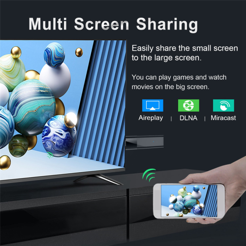 Q6 Mini + Bluetooth-Sprachfernbedienung Android 10 2 GB + 16 GB TV-Box 2