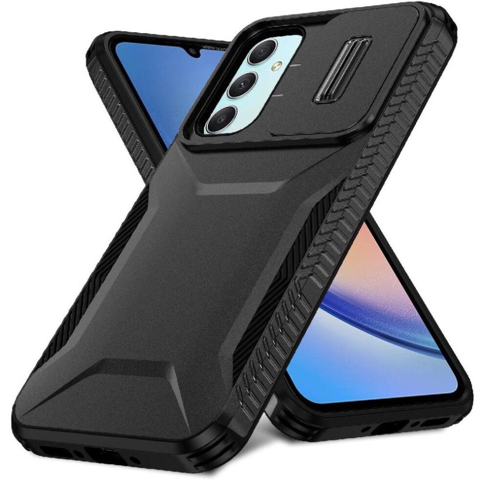(Black) Case For Samsung Galaxy A34 5G Lightweight Lens Protection Shockproof Black 764563085750