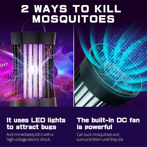 Portable USB Electronic Rechargeable Mosquito Lamp/Bug Zapper 1