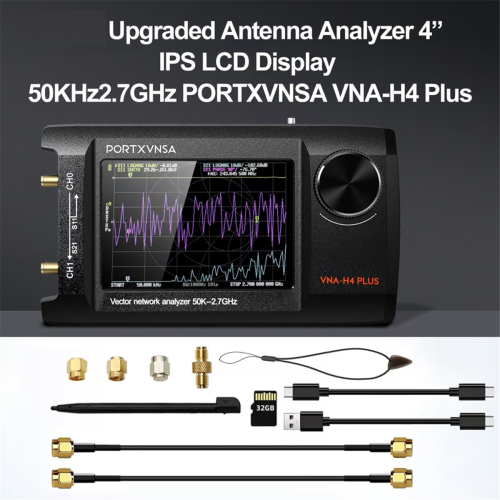Portable Vector Network Antenna Analyzer IPS LCD Display with Card 1