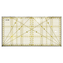 Lineal-Bastelset zum Zeichnen, Schneiden und Nähen (30 x 15 cm)