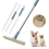 Reusable Remover for Pet Hair Adjustable Handle Carpet Rake Remover 4