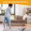 Reusable Remover for Pet Hair Adjustable Handle Carpet Rake Remover 6