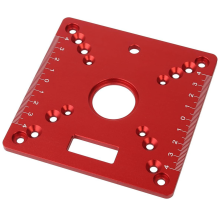 Router Table Insert Plate,Square Woodworking Bench Router Flip Plate