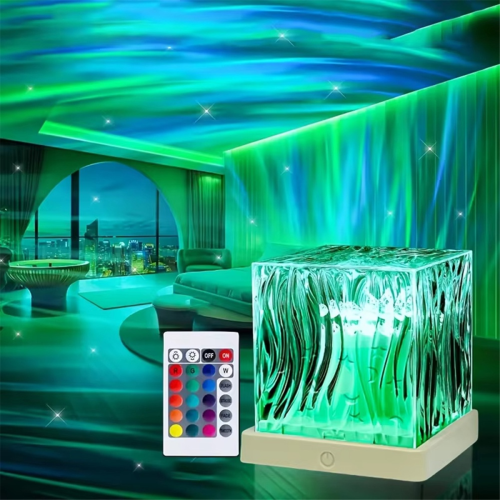 RGB Northern Lights Cube Lamp with Remote Control for Bedroom Decor 1