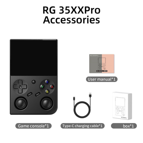 RG35XX PRO Video Game Console 3.5In IPS Screen Linux 5000+Games A 2