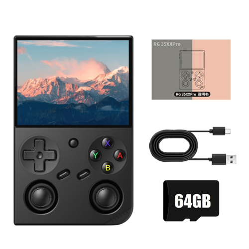 RG35XX PRO Video Game Console 3.5In IPS Screen Linux 5000+Games A