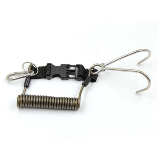 Scuba Reef Stainless SteelHook Double Diving Reef Hook with Spiral 2
