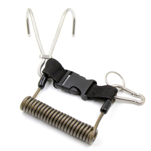 Scuba Reef Stainless SteelHook Double Diving Reef Hook with Spiral