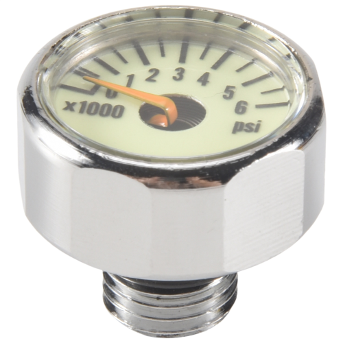 Scuba Diving Bottle Pressure Gauge 7/16Inch-20UNF Threads 1