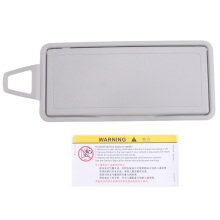 Aletta parasole per Classe S W220 1998-2005 grigia lato destro