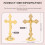 Standing Crucifix with Base for Home and (Gold) 5