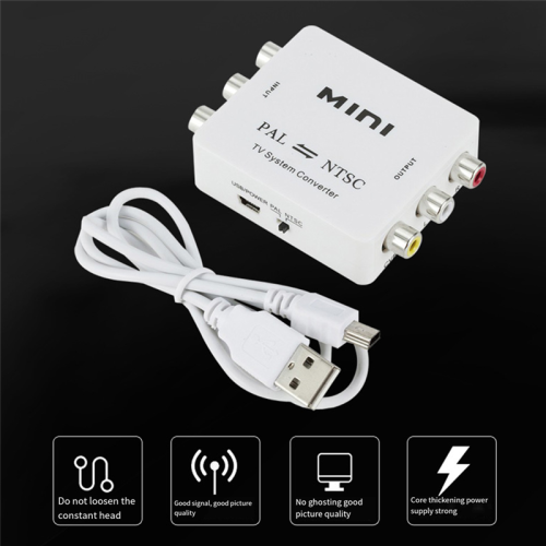 Mini PAL NTSC Bi-Direction TV-systeem Converter Switcher 1
