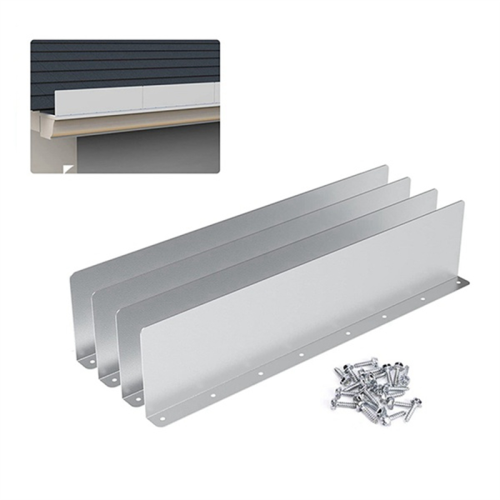 8Pcs Rain Gutter Gutter Splash Guards for House Roof Corner Diverter 1