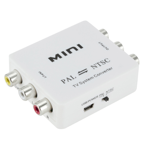 Mini PAL NTSC Bi-Direction TV-systeem Converter Switcher 2