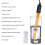 ORP Electrode Probe Laboratory the Redox Potential BNC Q9 Connector 5