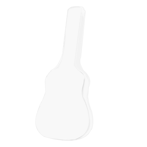 Capa protetora transparente e translúcida para guitarra, à prova de poeira e água. 1