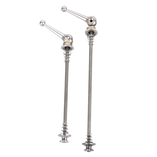 Titanium Quick Release Bicycle Skewers for Road Bike,Silver