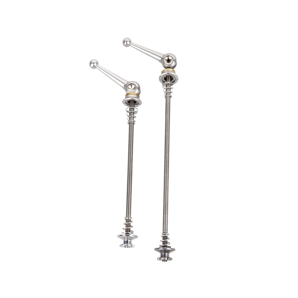 Bez Marki Titanium Quick Release Bicycle Skewers For Road Bike, Silver